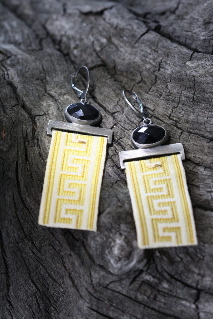 Diana_Dello_Jewelry_Kreeka, sumedad ööd, hõbedast kõrvarõngad